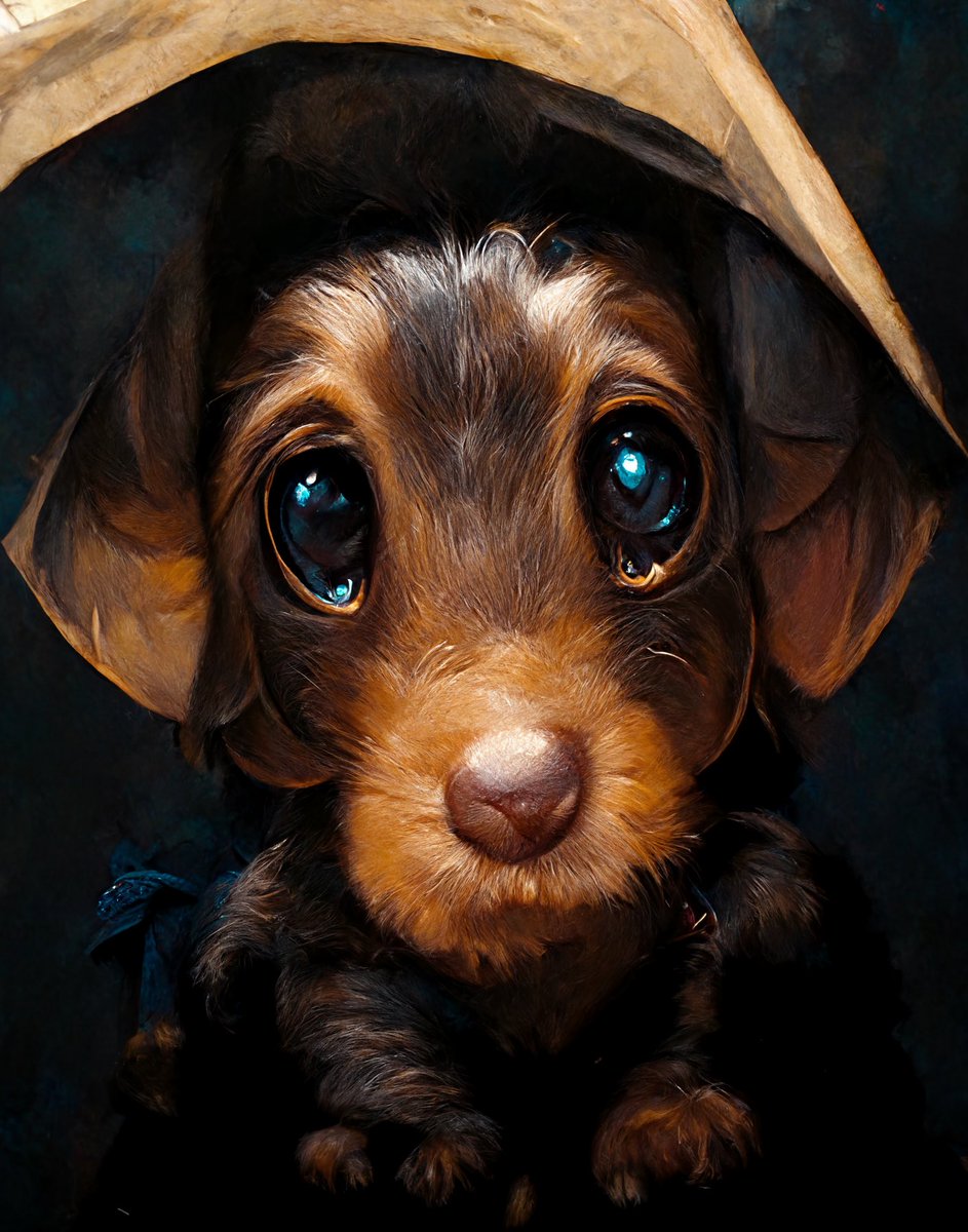 photobygaryb's tweet photo. I asked @MidJourney AI to imagine our fur babies. 💙💙💙 https://t.co/iviFhal6Xt