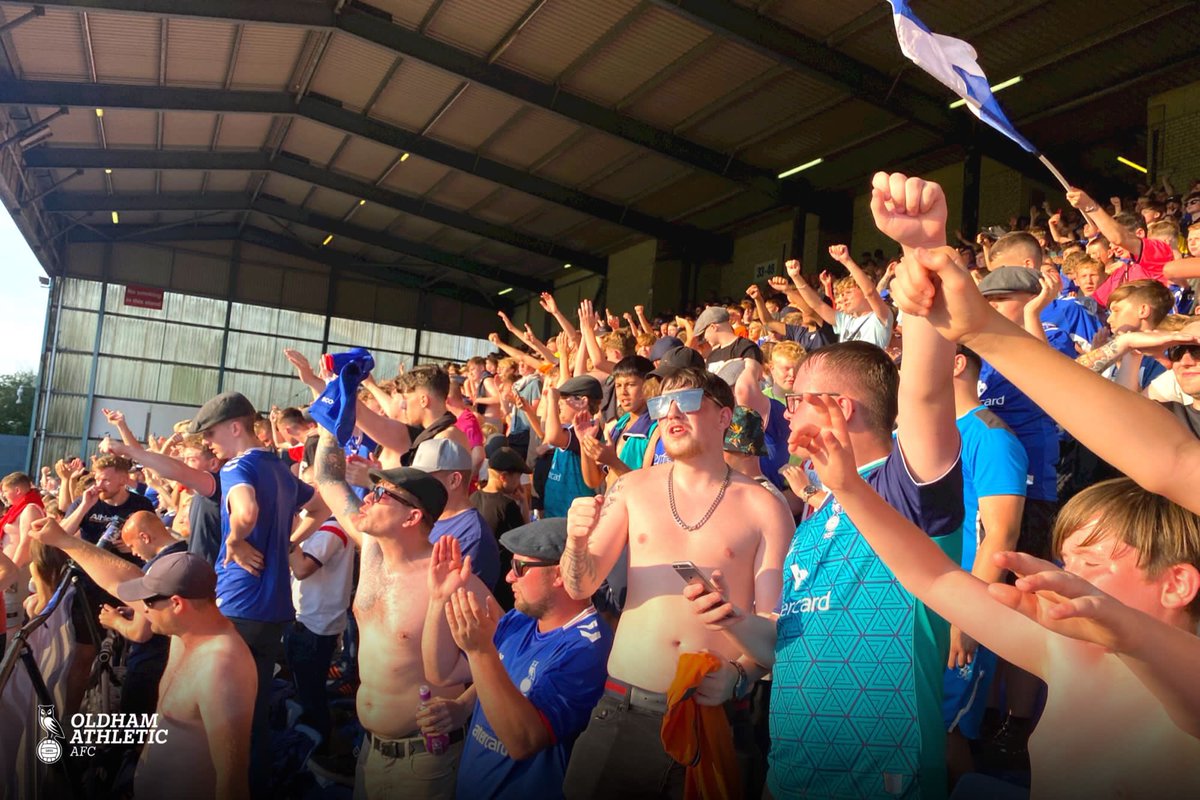 OfficialOAFC's tweet photo. 👏 The attendance at Boundary Park today is 8,412.

Thank you for your amazing support. #oafc https://t.co/yP8IJR7wDh