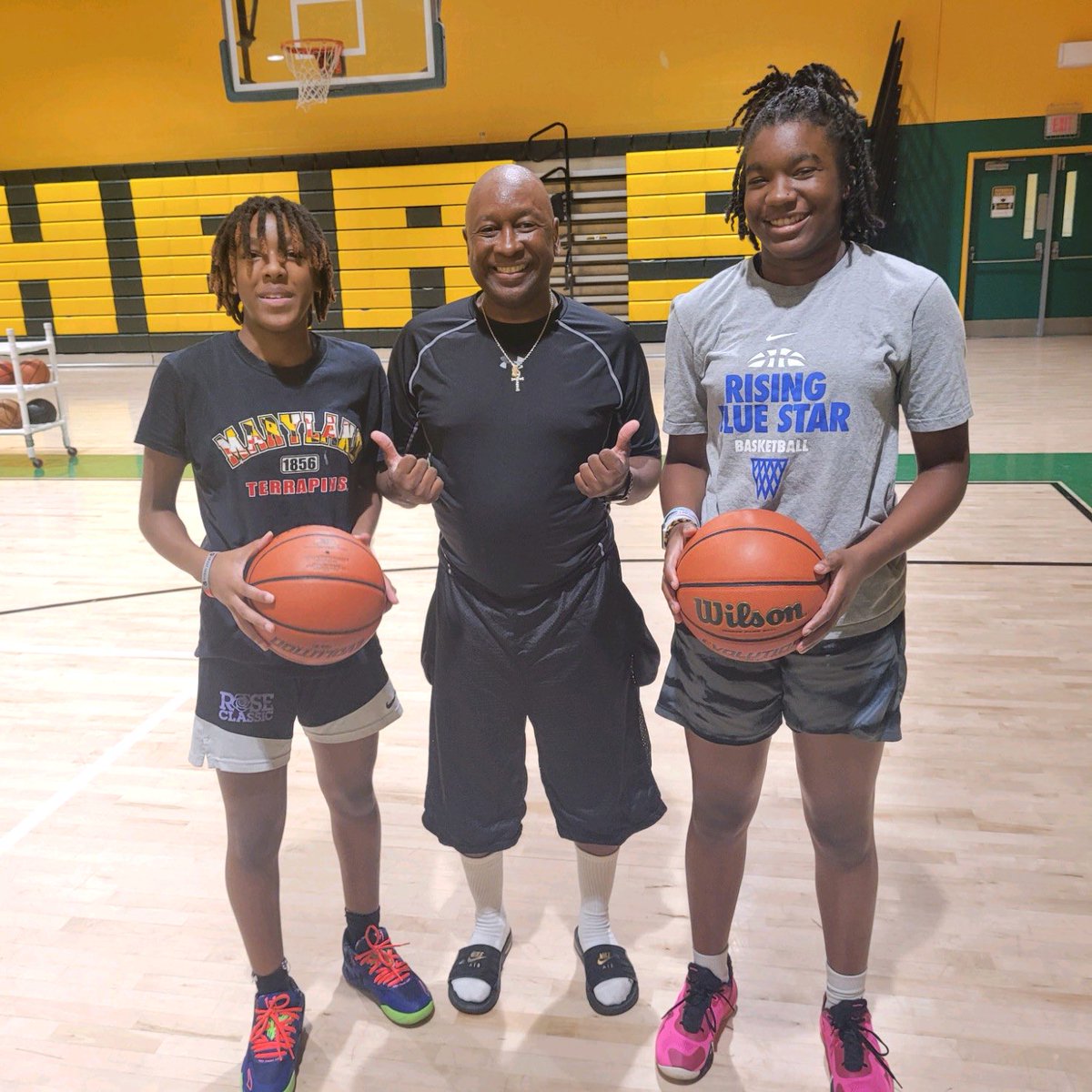LileyLondon's tweet photo. Introducing MY “Mr. Miyagi”. He’s been in my corner for the last 3yrs. and the rest is more than “HIStory”, It is “OURstory”. Thank you so much Coach BB for believing in me &amp; meeting me where I was then &amp; now! 👍🏿UncleMel “Preach” ⁦⁦@CapitolHoops⁩ @AntoineBurton10⁩ https://t.co/iZDG8hxGrF