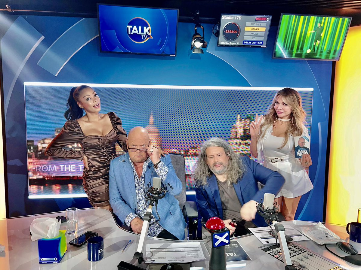 Thanks for having me <a href="/THEJamesWhale/">James Whale MBE.</a> a great Show Tonight on <a href="/TalkTV/">Talk</a> with <a href="/virtualash/">Ash</a> &amp; <a href="/lizziecundy/">Lizzie Cundy</a> 

#TalkTV