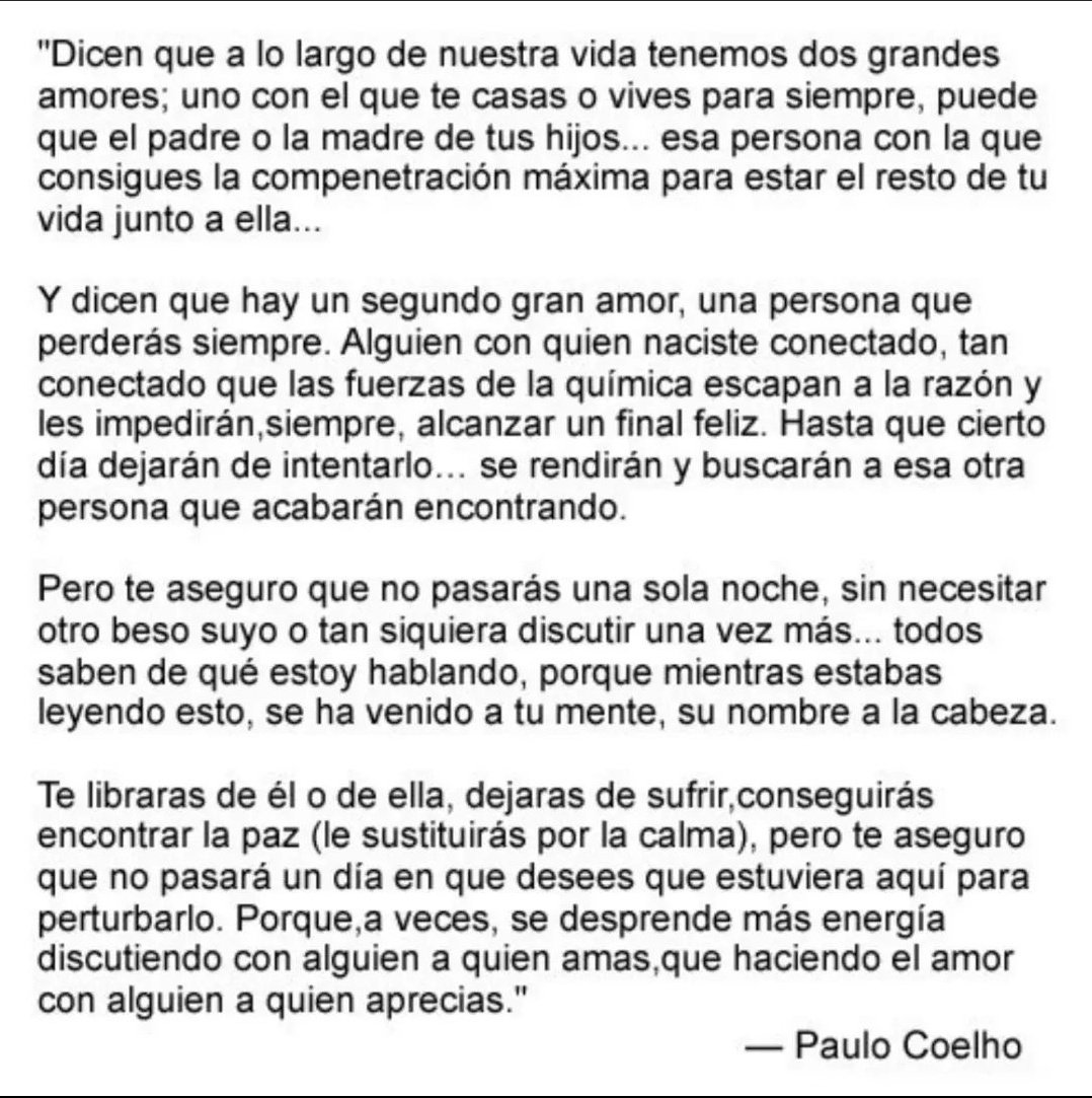 pammella82's tweet photo. DEMASIADO PARA UN SÁBADO

#coelho #amores #LoLeiPorAhi #LoComparto https://t.co/dwh32N35A3