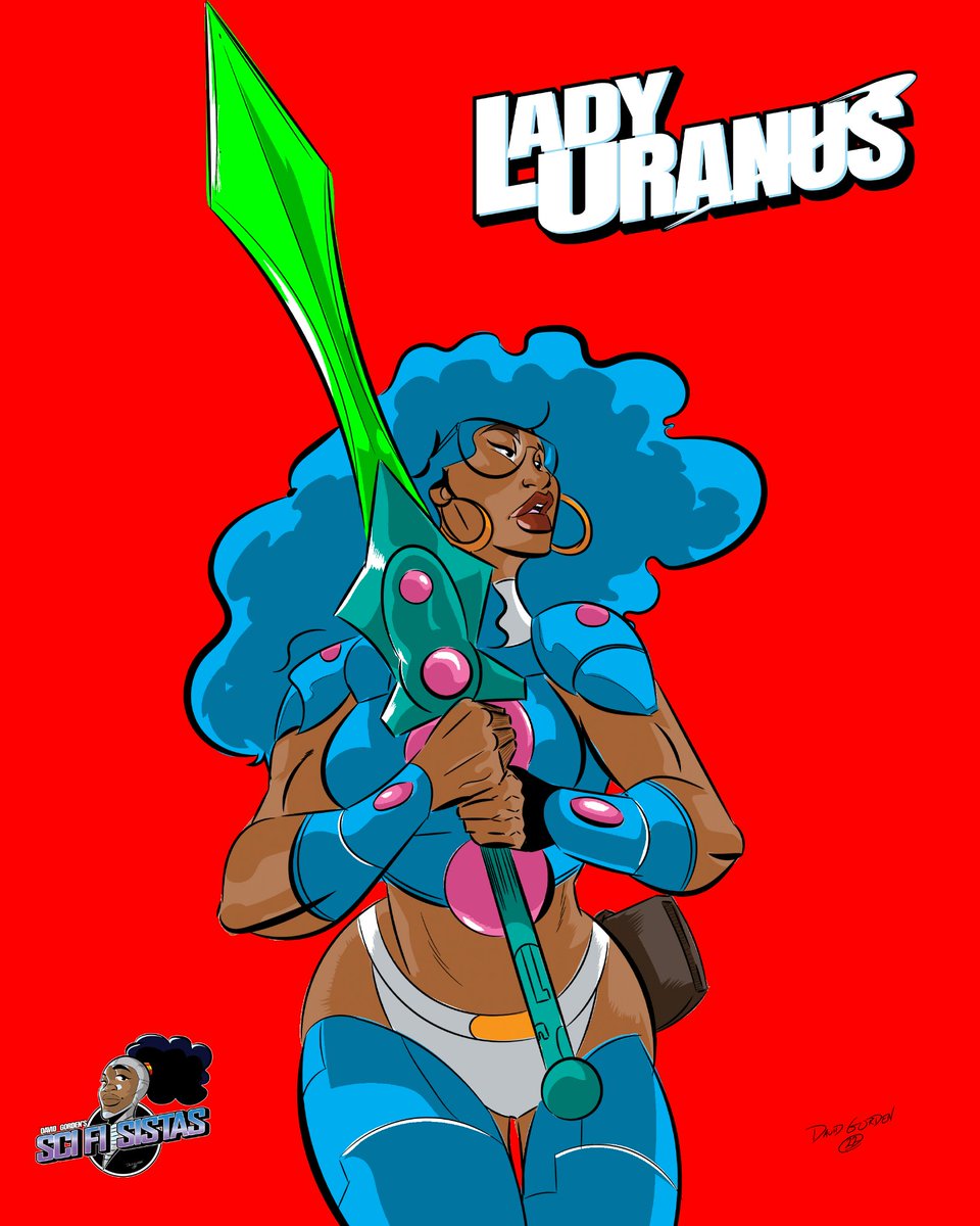 SciFi_Sistas's tweet photo. Meet Lady Uranus
Leader of the Celestial Bodies. She wields the ultra powerful Galaxy Union Sword. Kind and patient Lady Uranus is the perfect leader to battle the powerful menace of the Korlathons.
https://t.co/vtHGpN7dFC https://t.co/eJPprlMm40