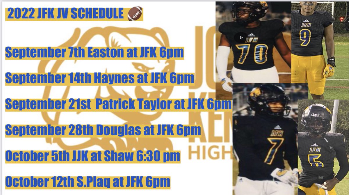 <a href="/JFKCougars_/">JFK_Cougars_Football_Nola</a> <a href="/lynarise/">Lynarise Elpheage Sr.</a> <a href="/TyrellGaddies/">Tyrell G</a> <a href="/baldhead_bully/">Sterling Fleming</a> <a href="/SeanTorregano/">Sean Torregano</a>