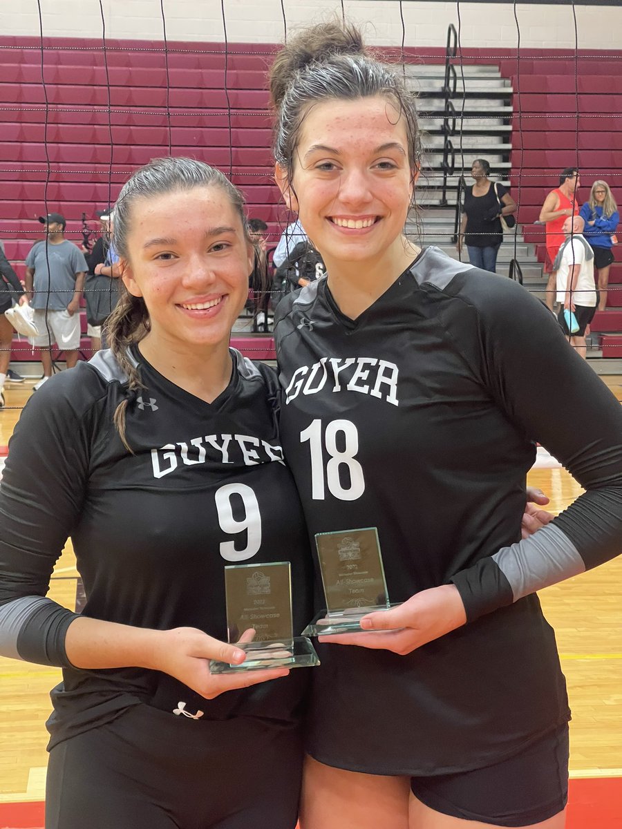 GuyerVolleyball's tweet photo. GVB with the tough loss vs Bishop Lynch, BUT LOOK WHO MADE THE ALL TOURNAMENT TEAM 🤩 https://t.co/qUtQPRil82