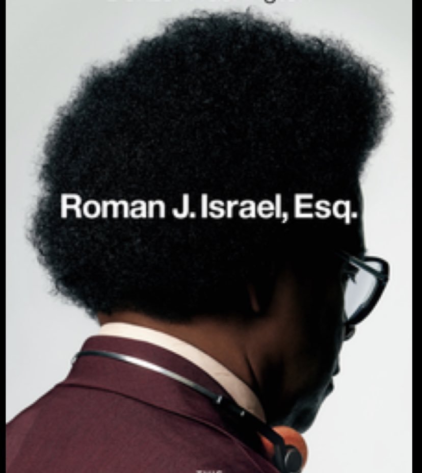 PremakeRemakeAD's tweet photo. #PremakeAMovie
#RomanJIsrael (1984) Directed by Sydney Pollack. Screenplay by David Mamet & Kurt Luedtke.
Sidney Poitier as Roman J. Israel
Harrison Ford as George Pierce
Margaret Avery as Maya Alston https://t.co/MaRKc0hq8c