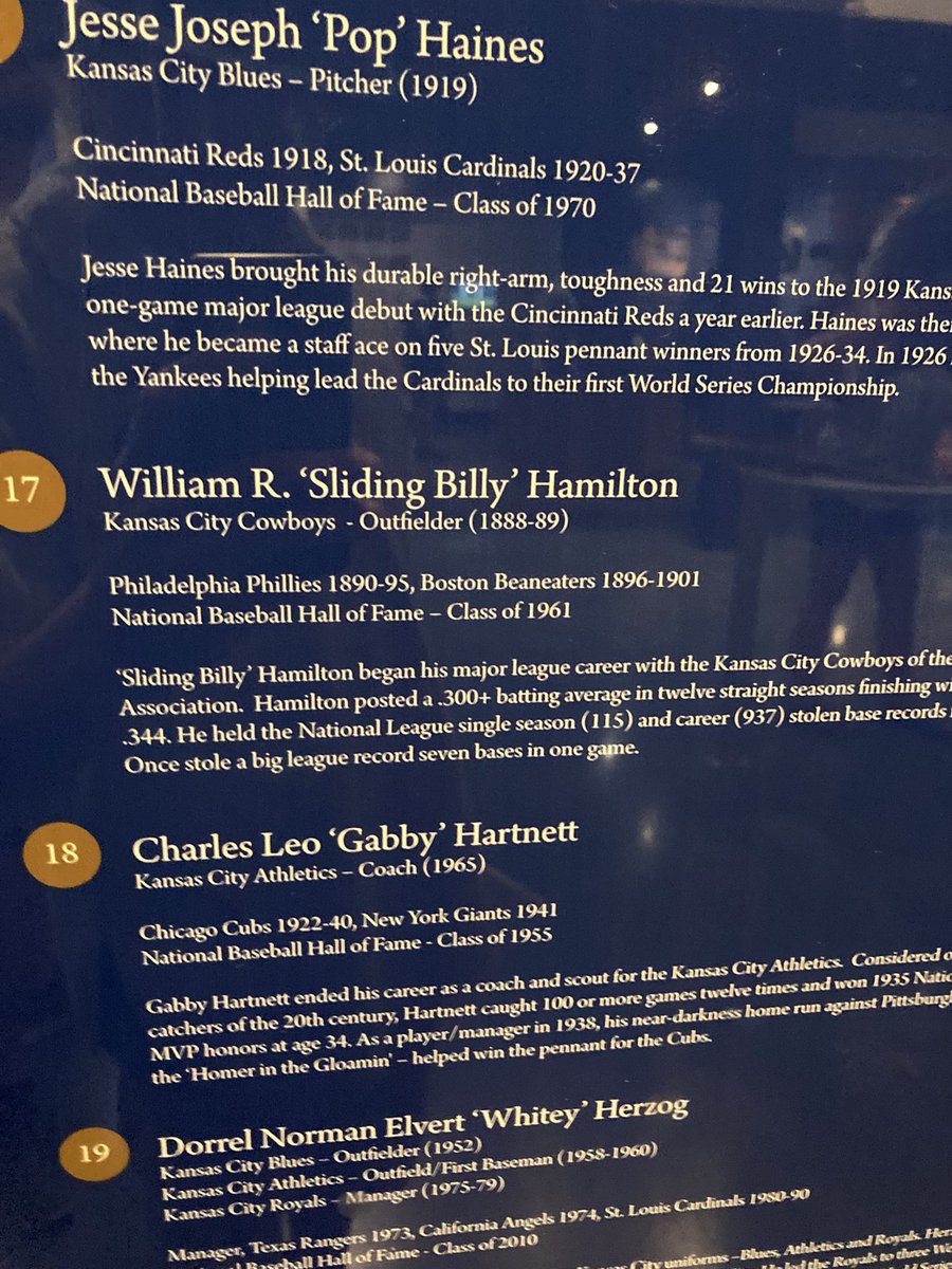 JakeBeckleyHOF's tweet photo. Great to see the @Royals recognize @TheSlidingBilly and I in their hall of fame! https://t.co/zdSWigOSzD