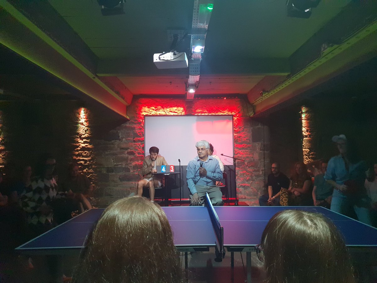 m_w_a_t's tweet photo. Show 18: King of the Table at @BarrelComedy. Hosted by #RayBadran and @PaulWilliams_12 and umpired by @marksilcox. Was thrilled to see this show crop up, as I had so much fun at @knock2bag. An incredibly entertaining night. Congrats to the winners @LouSanders and @phlaimeaux. https://t.co/b0ERJYDjBY