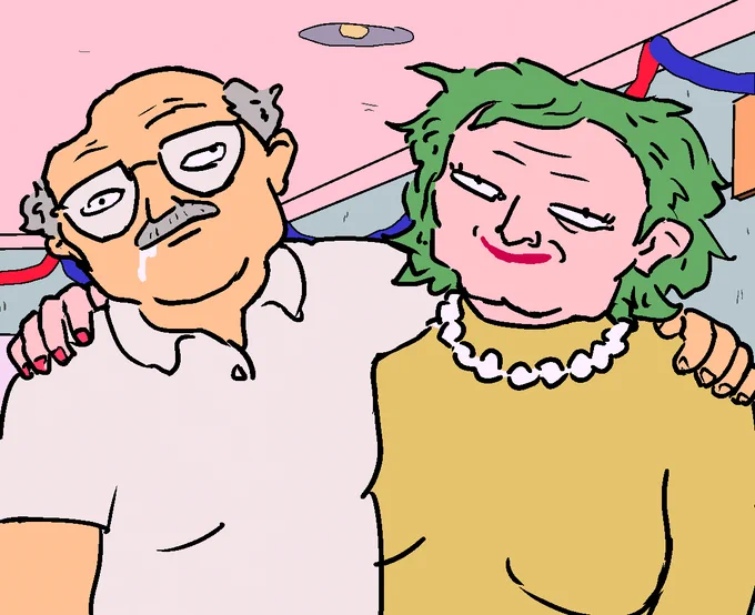 サラのご両親。お父さんすぐ拗ねる。 