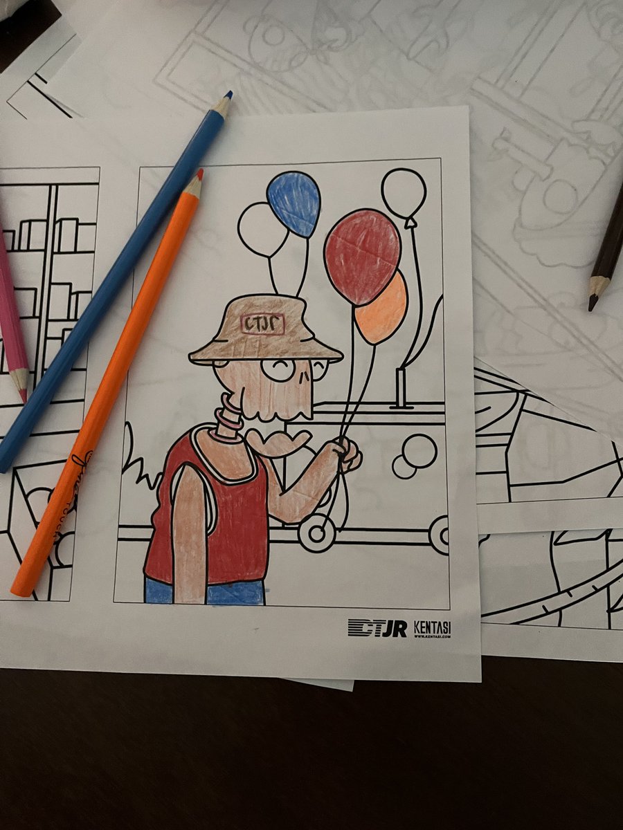 J_Fo_Crypto's tweet photo. Keeping the kids busy with their fav NFT project @CrashTestNFT thanks to @Kentasi2 for the sick JoyRider coloring book #CTLR #ARL #NotMerch ๐บ๐บ๐บ https://t.co/IcMeI8Feag