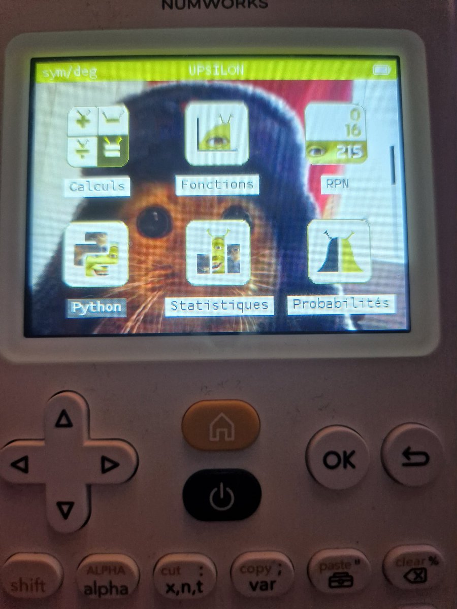 Nouvelle amélioration de la calculatrice : Shrek.