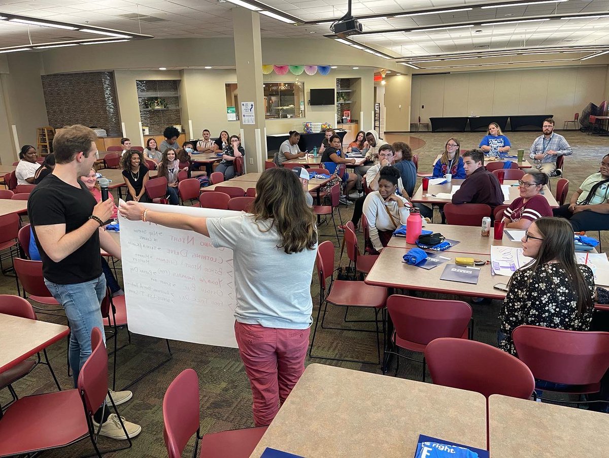 ASUBStudents's tweet image. Today, 40+ students spent one of their last Saturdays before classes start on August 22 attending the First-Year Leadership Summit. The day kicked off the Student Leadership Experience at @ASUBeebe for the new year. #StudentsLead 🖖#BeVanguard