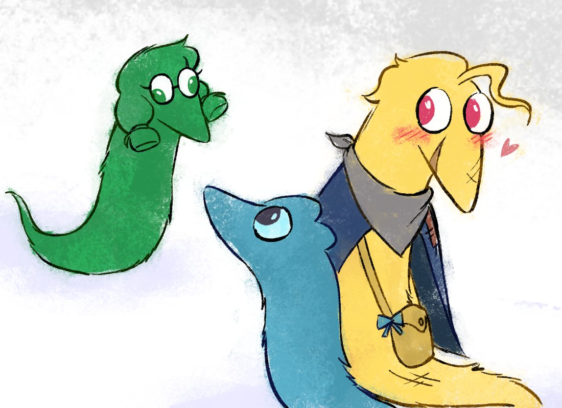 mariaofthestar1's tweet photo. (Late to the party but, my contribution to the #thewormhouse jsjs)
I had wanted to make more Emerald Trio content so i decided to make them worms here they have it lol
#TheOwlHouse #EmeraldTrio #huntlow #wormlow https://t.co/2Orwm14L8M