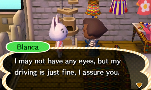 today's clown of the day is Blanca from Animal Crossing!