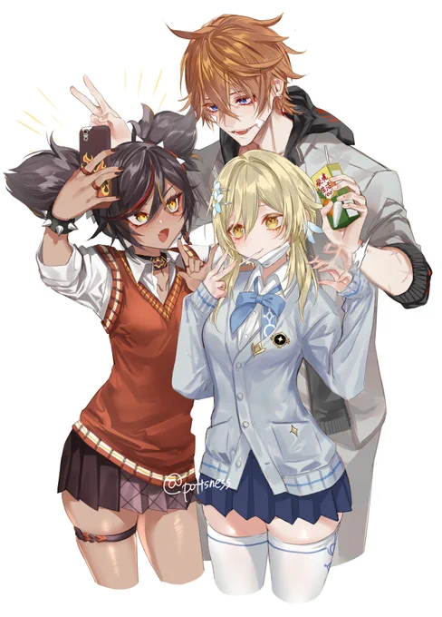 謎の学パロの再掲 