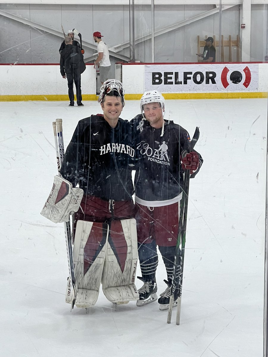 GoGibbyGo's tweet photo. Go Crimson! @HarvardMHockey #checkingforcharity #cfc2022 https://t.co/r7pTEEFaPt