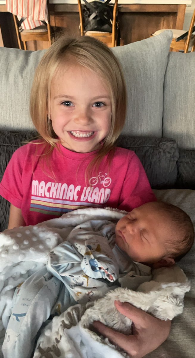 Gwyn and Josie love their #newcousin! #babyfranklin