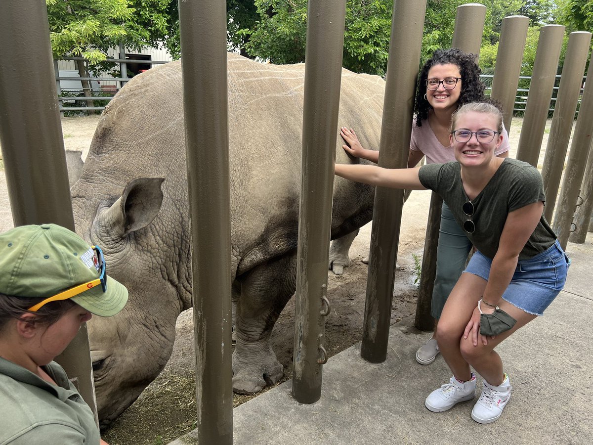 MsCollazo1's tweet photo. What an incredible experience working with the @IndianapolisZoo &amp; @butleru to learn about ways to promote conservation efforts for Southern White Rhinos and fireflies. I’m excited to translate this work into the classroom! #STEMEducatorAcademy https://t.co/ptqE2uz4F6