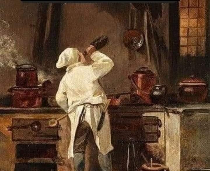 MedinaRabasco's tweet photo. Cuando en una receta pone reducir el vino a la mitad. https://t.co/Tn9yIEy5db