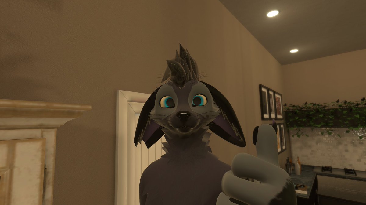 kng_roach's tweet photo. Guess who changed to #ChilloutVR
That's right. This fox! 
Wanna friend me? My @ is GinVulpes!
Thx @AlphaBlendNET for this game ❤️
⋆｡ 𝒰𝓈𝑒𝓁𝑒𝓈𝓈 𝓉𝒶𝑔𝓈 ｡⋆
 #vr #germanvr #vrfurry #cvr #foxavatar #toscarexouium #female #greyfox #unity https://t.co/BYWkC9kgkU