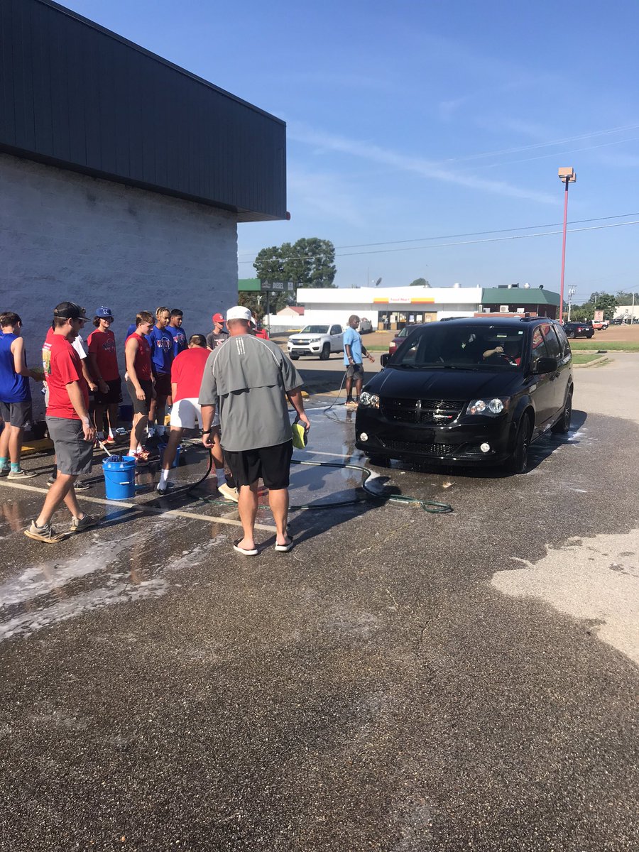 What an awesome sight today watching the <a href="/Neshobaboys/">RocketBoys</a> wash cars for one of their brothers. Thanks to all who came out and supported him and us.