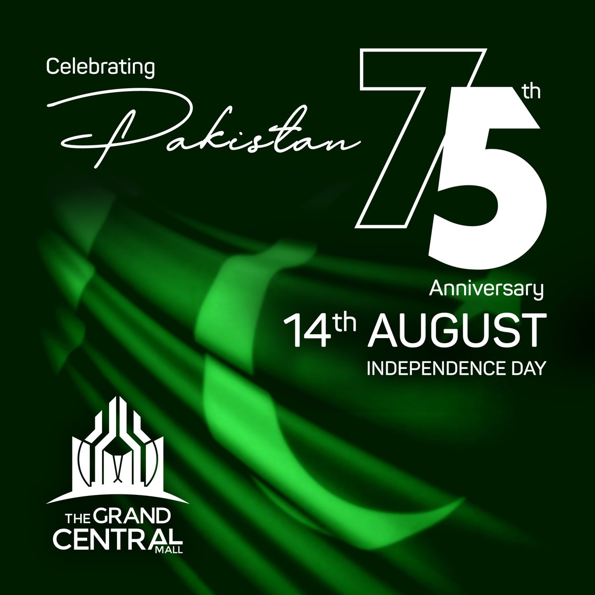 tgc_mall's tweet photo. یہ وطن ہمارا ہے، ہم ہے پاسبان اس کے۔
Happy independence day 🇵🇰
Celebrate 75th birthday of Pakistan with team The Grand Central Mall.
#پاکستان_توآبادرہے #PakistanZindabad #grandcentralmall #Gravityassociates #independenceday #QuaidKeHabib https://t.co/MA4V5YaG4M