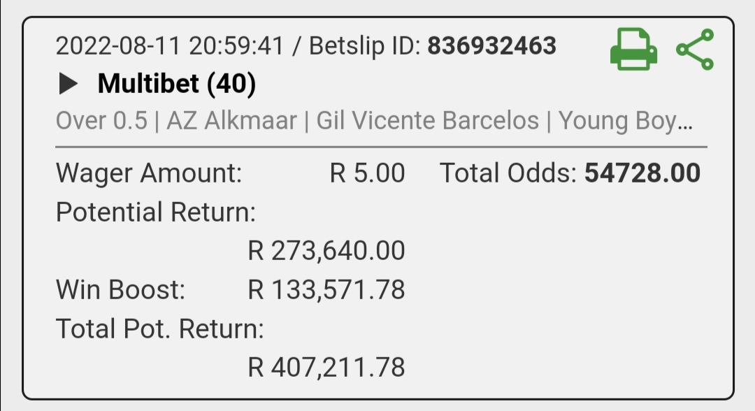 NdiyaPanda's tweet photo. A FH goal in the match of Feyenoord and 1 more goal by Inter will take the slip to next day...

#ThisLooksGood
@MawethuTheSeed https://t.co/MBoJ1OVlwT