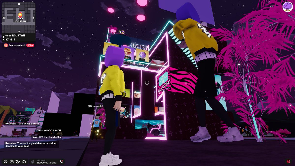Party On! We're live // 🥳 @ CasaRoustan

Featuring: <a href="/oOLatchOo/">𝕷𝖆+𝖈𝖍</a> + <a href="/unknownfunkhero/">unkfunk</a> 

Enter now:
play.decentraland.org/?position=36%2…