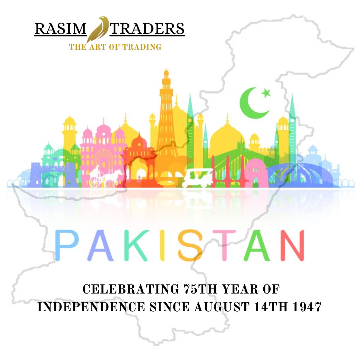 RasimTraders's tweet photo. 𝐖𝐞 𝐚𝐭 𝐑𝐚𝐬𝐢𝐦 𝐓𝐫𝐚𝐝𝐞𝐫𝐬 𝐰𝐢𝐬𝐡 𝐲𝐨𝐮 𝐯𝐞𝐫𝐲 
𝐇𝐚𝐩𝐩𝐲 𝟕𝟓𝐭𝐡 𝐈𝐧𝐝𝐞𝐩𝐞𝐧𝐝𝐞𝐧𝐜𝐞 𝐃𝐚𝐲

#independenceday #75independenceday #2k22 #pakistanzindabad💚 https://t.co/upBchtvPaw