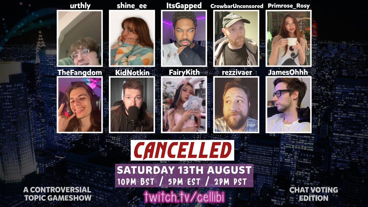 CANCELLED first show in over a year tonight! Very excited!
<a href="/urthly1/">urthly</a> <a href="/shine_ee_/">Shine_ee</a> <a href="/itsgapped/">Gapped</a> <a href="/CrowbarNoFilter/">Crowbar (Redacted)</a> @Primrose_rosy_ <a href="/TheFangdom/">Fang</a> <a href="/KidNotkin/">kidnotkin</a> <a href="/ilyfairykith/">new @</a> <a href="/rezzivaer/">rezzivaer</a> <a href="/james_ohhhh/">JamesOhhhh</a>