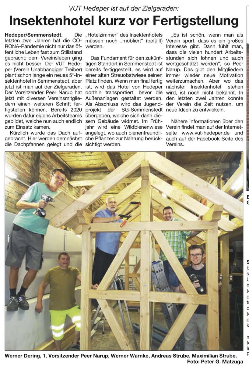 dorstadt's tweet photo. Wolfenbütteler Schaufenster vom 14. August 2022, Ausgabe Asse/Schöppenstedt, Seite 11

#Dorstadt #Oderwald #Wolfenbüttel #Hedeper #Asse #Schaufenster #VUT #VereinUnabhängigerTreiber #Insekten #Hotel #Insektenhotel #Semmenstedt #StopWar #Narup #Matzuga https://t.co/Swg0SKTMcQ