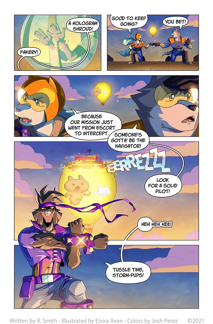 SWolvesComic's tweet photo. If you're into story driven, 90s inspired action cartoons, Stormwolves will scratch that itch!💥
https://t.co/VA2SUY6oYX
The city of Fortunegard can use heroes, and two rise up amidst the escalating challenges.

#SPDBFReview #smallpressday2022 https://t.co/9Klx1BCEiF