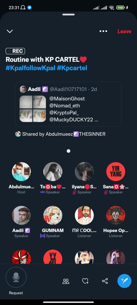 mrcool9161's tweet photo. It was fun with some amazing people's
@ProjectYinYang @KryptoPal_ #YY4
#TeamKP #KPCartel #KpalfollowKpal https://t.co/c3BITNEZBL