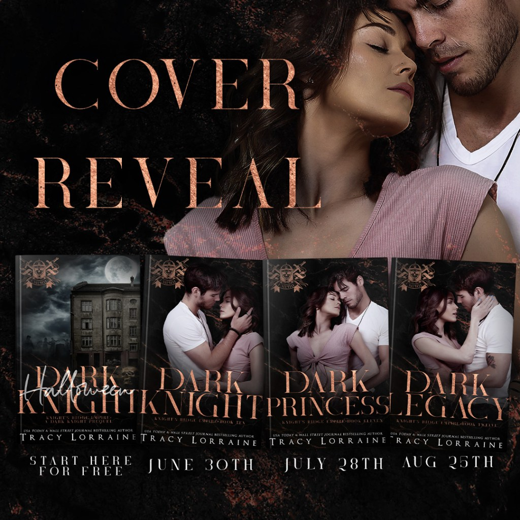 THE DARK TRILOGY IS COMING!

DARK KNIGHT is coming June 30! #PreOrderHere Blogger and bookstagrammer sign up – forms.gle/Vx41EwYC1Hc5wJ… Dark Princess is coming July 28th! Dark Legacy is coming August 25th! Photographer: Wander Aguiar Models: Zakk Dav…
tracylorraine.com/?p=3298