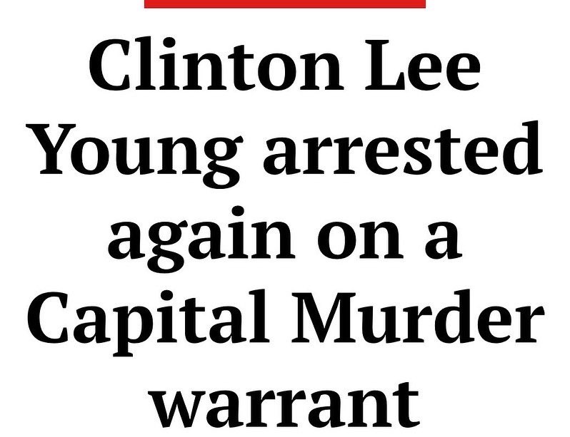 I am lost for words. Clinton just got arrested for the same murder he was already indicted and out on bond for. Charged for the same murder twice. Outrageous. He is back in jail, but we will get him out, again.
