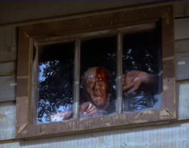 kindertrauma's tweet photo. FRIDAY THE 13th PART 3 (released on this date 40 years ago) had the scariest Jason (IMO). 😱 https://t.co/SieFfEdXRb