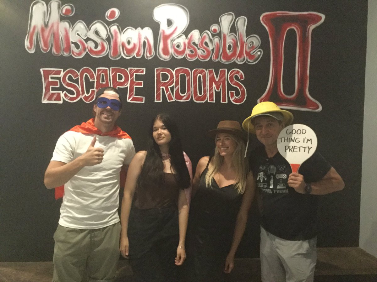 MPEscape's tweet image. These heroes used their super powers to defeat blackout and save the day!! #missionpossible #heroes #missionpossible2