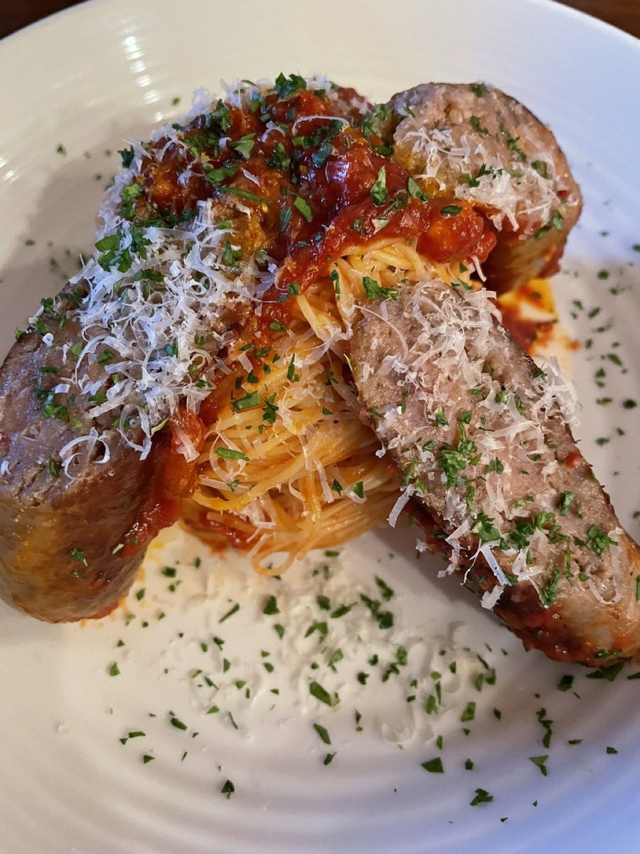 Sausage Arabiatta with Angel Hair Pasta #food #italian #foodie #weekendmeal #justeat