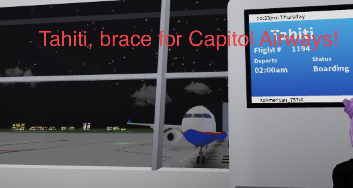Capitol Airways (CCS) tweet media
