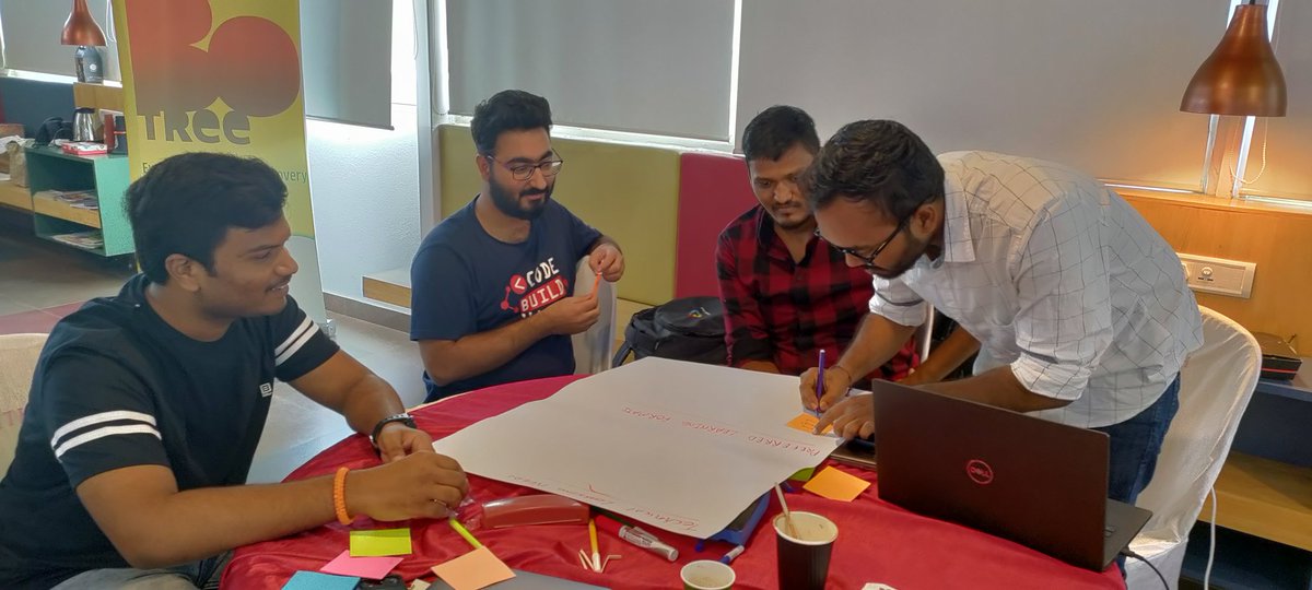 gopavasanth1999's tweet photo. Brainstorming on technical learning needs and preferred learning formats @Wikimedia is driven by @Srish_Aka_Tux at the @Wikimania Bangalore meetup!
#Wikimania #wmhack @wikimediatech #LocalMeetup #Bangalore https://t.co/1eM4DzfBFk