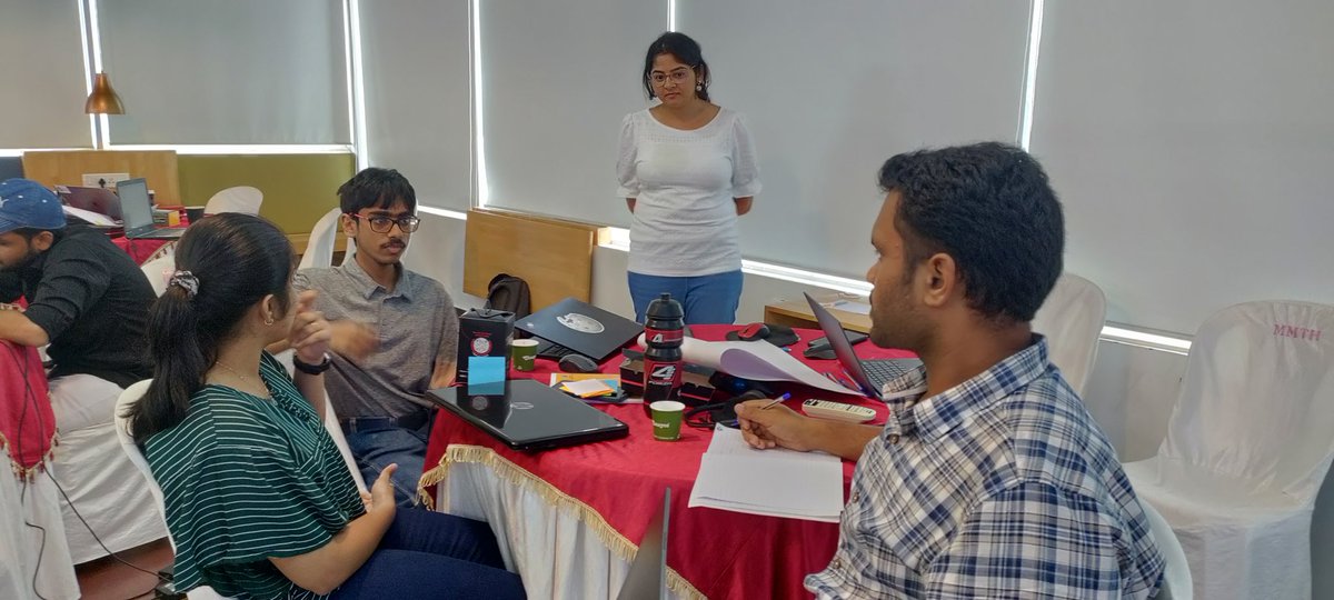 gopavasanth1999's tweet photo. Brainstorming on technical learning needs and preferred learning formats @Wikimedia is driven by @Srish_Aka_Tux at the @Wikimania Bangalore meetup!
#Wikimania #wmhack @wikimediatech #LocalMeetup #Bangalore https://t.co/1eM4DzfBFk