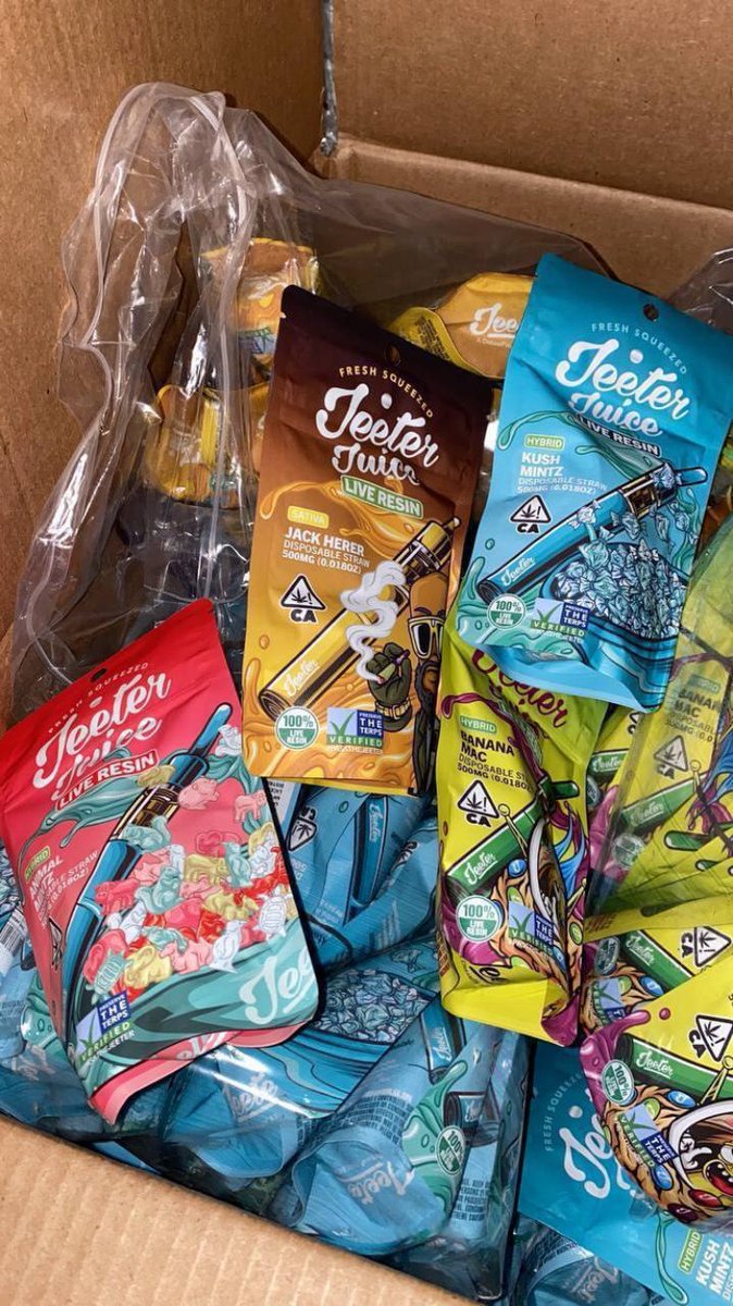 ExoticsWest's tweet image. Jeeter Juice Live resin available