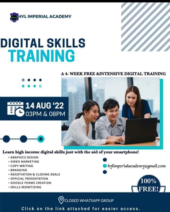 It’s about time to build skills and wealth!

High income skills is now the new normal.

Gain access via the link attached.
wa.me/2349061716339?…