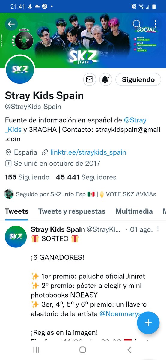 rociodrr7's tweet photo. @StrayKids_Spain @Noemnerys Suerteeeee😊😊 https://t.co/fV7nSmlUyZ