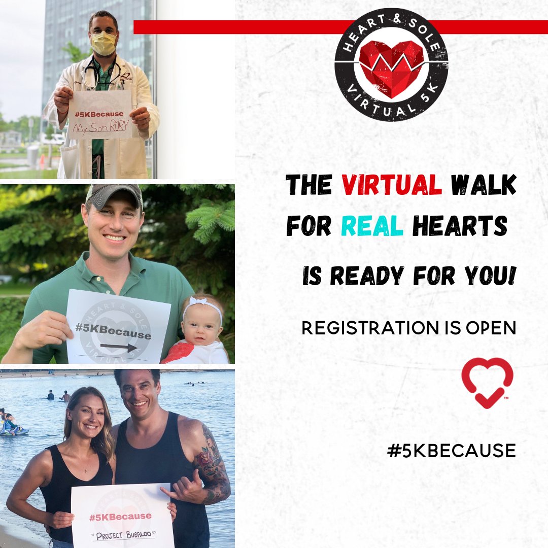 conqueringchd's tweet photo. Whose heart will you be stepping for this month?
People from all over the U.S. are already registered for the Heart & Sole Virtual Walk and 5K!
Register today at https://t.co/znzKp5MT1M and tell us why you #5KBecause below! https://t.co/ogdLRuTWtD