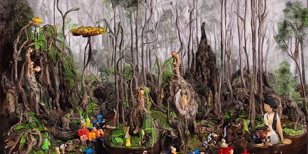 If you go down to the woods today, you may loose your mind. #stablediffusion