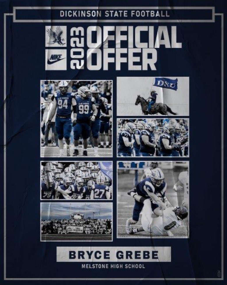 GrebeBryce's tweet image. After a great conversation with @RMcCarvel I am excited and grateful to receive an offer.@BlueHawkFB @CoachPStanton