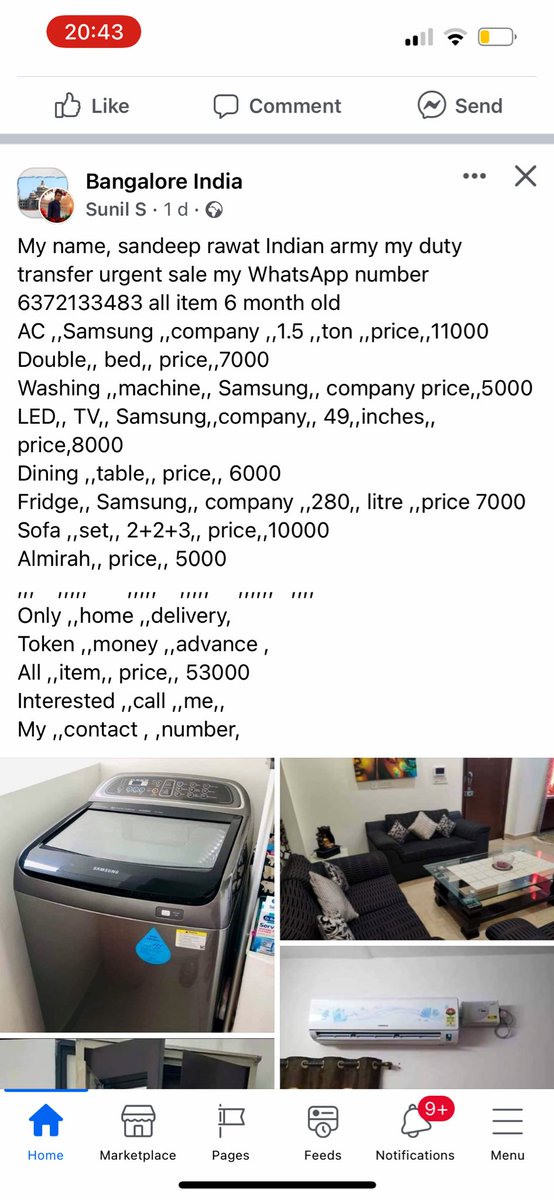 amykas4success's tweet photo. I found this two ads in the @facebook This scammers are so smart using the government bodies name to cheat the people.  Facebook should take necessary steps and authorise only genuine post. Before they go to court to question the @IndianGov and freedom of expression right. https://t.co/WdSdNxqupT