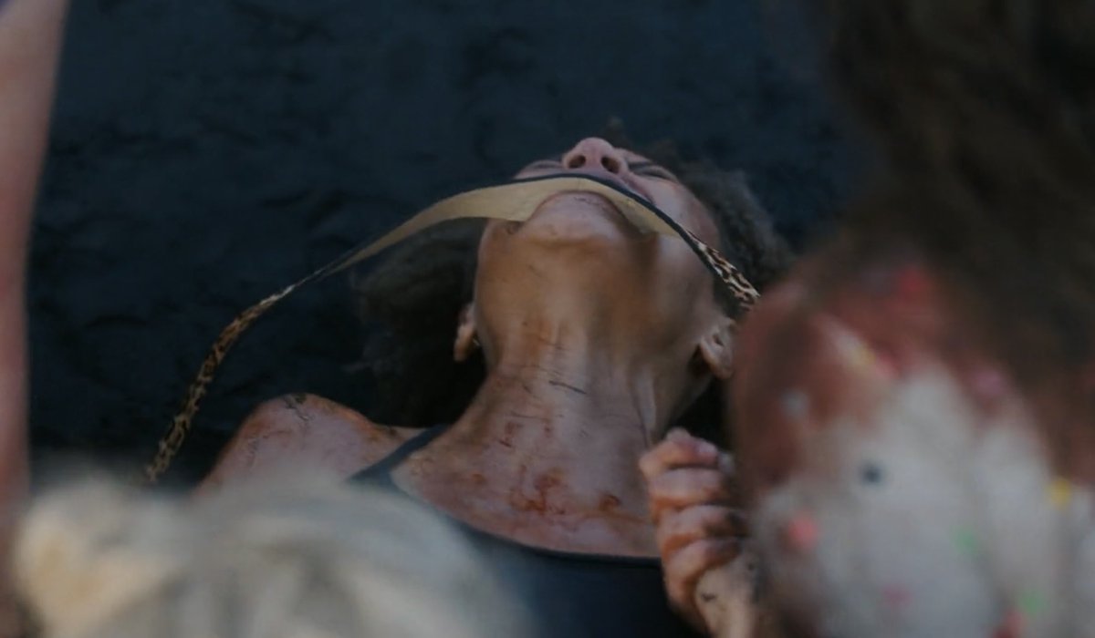 adoringamangela's tweet photo. i will never get over now fucking good the opening sequence to ep1 was #RenewTheWilds #SaveTheWilds The Wilds Season 3 https://t.co/6PSZJmDAgp