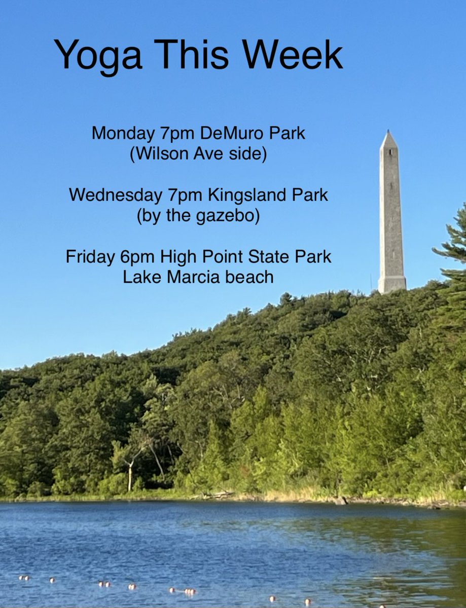 johnleesandiego's tweet photo. Looking forward to yoga in the park with Kim Redstone in Nutley NJ https://t.co/J5Iw4SAe3P