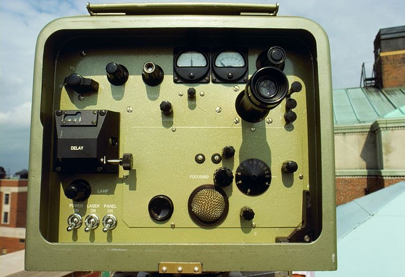 CruiseJipe's tweet photo. The #Geodimeter (acronym of geodetic distance meter) was the first optical electronic distance meter surveying instrument. It was originally developed for measuring the speed of light. https://t.co/63CLws4IWu